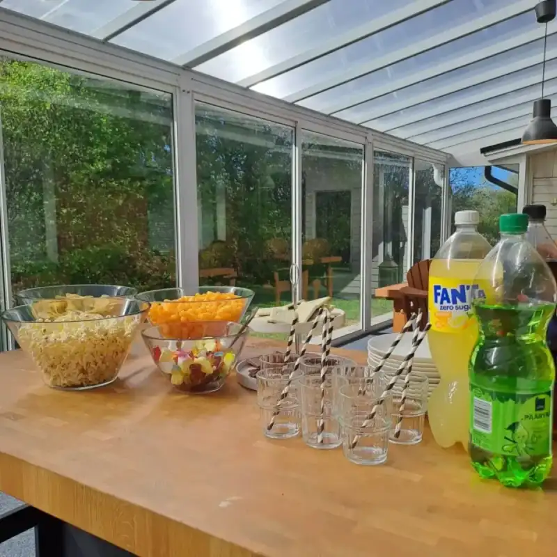 Lasten juhlat terassilla