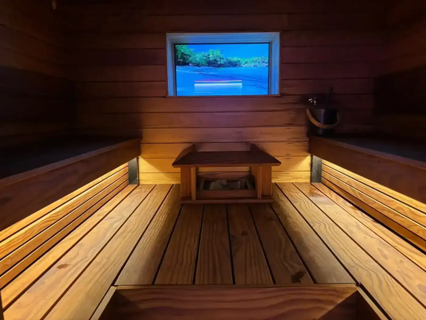 Tunnelmallinen sauna
